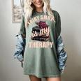 Fairy Smut Is My Therapy Romantasy Spicy Books Faerie Tales Women's Comfort Colors T-Shirt Berry