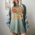 Fall In Love With Reading Autumn Pumpkin Teacher Book Lover Women's Comfort Colors T-Shirt Berry Fall In Love With Reading Autumn Pumpkin Teacher Book Lover Women's Comfort Colors T-Shirt Berry