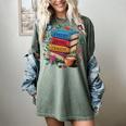 Fantasy Drama Tragedy Books Subtle Reader Librarian Flower Women's Comfort Colors T-Shirt Berry