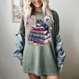 Fantasy Drama Tragedy Cute Cat Book Lover Readers Librarians Women's Comfort Colors T-Shirt Berry