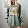 I Was Forced To Put My Book Down And Rejoin Society Book Women's Comfort Colors T-Shirt Berry