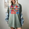 Freadom To Read Book Lover Reading Freedom Women's Comfort Colors T-Shirt Berry