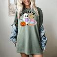Ghost Reading Halloween Women Teacher Book Lover Women's Comfort Colors T-Shirt Berry Ghost Reading Halloween Women Teacher Book Lover Women's Comfort Colors T-Shirt Berry