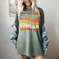 The Girl With The Books Became The Woman Writing Them Women's Comfort Colors T-Shirt Berry