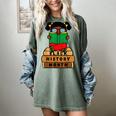 Girl Kid Reading Book Black History Month Bookworm Women's Comfort Colors T-Shirt Berry