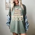 All The Good Men Are In My Books Romance Novel Women's Comfort Colors T-Shirt Berry