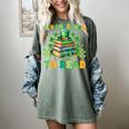 Goods Luck Read Librarian Book Patrick Days Shamrock Clover Women's Comfort Colors T-Shirt Berry