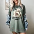 Great Pyrenees Dog Breed Life Is Better With Books And Great Women's Comfort Colors T-Shirt Berry Great Pyrenees Dog Breed Life Is Better With Books And Great Women's Comfort Colors T-Shirt Berry