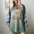 Haha Made You Read Shirt Book Reader Flower Floral Women's Comfort Colors T-Shirt Berry