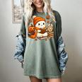Halloween Ghost Reading Book Lovers Coffee Girl Women Women's Comfort Colors T-Shirt Berry Halloween Ghost Reading Book Lovers Coffee Girl Women Women's Comfort Colors T-Shirt Berry