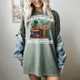 Happiness More Books Read Reading Librarian Men Women Kids Women's Comfort Colors T-Shirt Berry