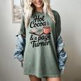 Hot Cocoa And a Page Turner Book Lovers Hot Chocolate Women's Comfort Colors T-Shirt Berry