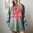 HUGvyn All Booked For Valentines Teacher Book Reading Heart Women's Comfort Colors T-Shirt Berry