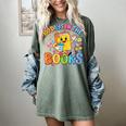 HUGvyn Preppy 100 Days In The Books Teacher Reading Coffee Women's Comfort Colors T-Shirt Berry HUGvyn Preppy 100 Days In The Books Teacher Reading Coffee Women's Comfort Colors T-Shirt Berry