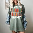 I'm With The Banned Librarian Banned Book Lover Reader Women's Comfort Colors T-Shirt Berry I'm With The Banned Librarian Banned Book Lover Reader Women's Comfort Colors T-Shirt Berry