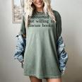 Introverted But Willing To Discuss Books Women's Comfort Colors T-Shirt Berry Introverted But Willing To Discuss Books Women's Comfort Colors T-Shirt Berry