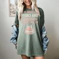 If It Involves Books & Pajamas Count Me In Cute Pajama Night Women's Comfort Colors T-Shirt Berry