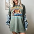 Just a Girl Who Loves Cats And Books Kitties Pet Art Lover Women's Comfort Colors T-Shirt Berry