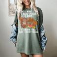 Knitting Reading Books Drinking Tea Knitter Knit Women's Comfort Colors T-Shirt Berry