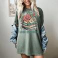 Leer ES Poder Cute Floral Spanish Teacher Book Reading Women's Comfort Colors T-Shirt Berry