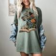 Leopard Book Flower Women's Comfort Colors T-Shirt Berry