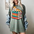 Leopard Gecko Book Lover Reading Women's Comfort Colors T-Shirt Berry
