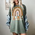 Leopard Teacher Wild About Reading Books Reader Librarian Women's Comfort Colors T-Shirt Berry