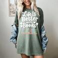 Librarian Library Books Reading Reader Women's Comfort Colors T-Shirt Berry