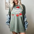 Library Crew Book Lovers Librarian Xmas Holiday Christmas Women's Comfort Colors T-Shirt Berry Library Crew Book Lovers Librarian Xmas Holiday Christmas Women's Comfort Colors T-Shirt Berry