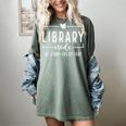 Library Mode All Day Every Day Book Lover Women's Comfort Colors T-Shirt Berry