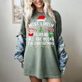 Most Likely To Read A Book On Christmas Family Matching Xmas Women's Comfort Colors T-Shirt Berry