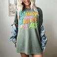 Literacy And Justice For All Protect Banned Books Library Women's Comfort Colors T-Shirt Berry