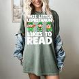 This Little Leprechaun Likes To Read St Patrick's Day Book Women's Comfort Colors T-Shirt Berry This Little Leprechaun Likes To Read St Patrick's Day Book Women's Comfort Colors T-Shirt Berry
