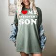 I Love My Introvert Son I Heart My Introvert Son Women's Comfort Colors T-Shirt Berry I Love My Introvert Son I Heart My Introvert Son Women's Comfort Colors T-Shirt Berry