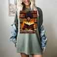 Man Reading Book Black History Month Book Lover Afro Women's Comfort Colors T-Shirt Berry