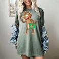 Monkey With a Book Women's Comfort Colors T-Shirt Berry