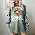 If You Need Me Owl Be Reading Cute Owl Book Women's Comfort Colors T-Shirt Berry