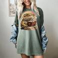 Nerdy Bearded Dragon Glasses Book Reading Women's Comfort Colors T-Shirt Berry
