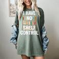 I Have No Shelf Control Read Book Reading Librarian Women's Comfort Colors T-Shirt Berry