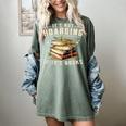 Not Hoarding If It's Books Reader Book Nerd Book Reading Women's Comfort Colors T-Shirt Berry