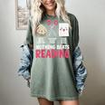 Nothing Beats Reading Rock Paper Scissors Book Lover Library Women's Comfort Colors T-Shirt Berry