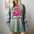 Orchids Flowers Book Floral Women's Comfort Colors T-Shirt Berry Orchids Flowers Book Floral Women's Comfort Colors T-Shirt Berry