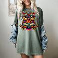 Owl With Glasses And Book Reading Women's Comfort Colors T-Shirt Berry Owl With Glasses And Book Reading Women's Comfort Colors T-Shirt Berry