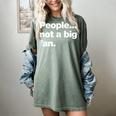 People Not a Big Fan A Deadpan Design For Introverts Women's Comfort Colors T-Shirt Berry