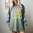 Pet Dogs Read Books Be Happy Dog Lover Women's Comfort Colors T-Shirt Berry