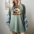 Porcupine Reading Book Hedgehog Book Lover Women's Comfort Colors T-Shirt Berry