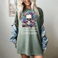 Psychological Thriller Reader Fan Skull Flowers Books Women's Comfort Colors T-Shirt Berry Psychological Thriller Reader Fan Skull Flowers Books Women's Comfort Colors T-Shirt Berry