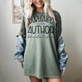 Published Author Est 2024 Ask Me About My Book Authors Books Women's Comfort Colors T-Shirt Berry