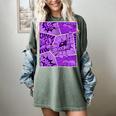 Purple Comic Book Purple Color Graphic Women's Comfort Colors T-Shirt Berry