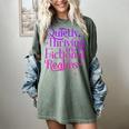 Quietly Thriving In Fictional Realms Book Lovers Women's Comfort Colors T-Shirt Berry